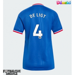 Manchester United Matthijs de Ligt #4 Dámské Venkovní Dres 2026-27 Krátký Rukáv Manchester United Matthijs de Ligt #4 Dámské Venkovní Dres 2026-27 Krátký Rukáv